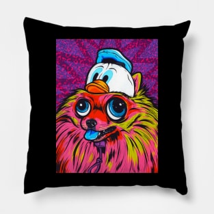 Pomeranian Duck Hat Pillow