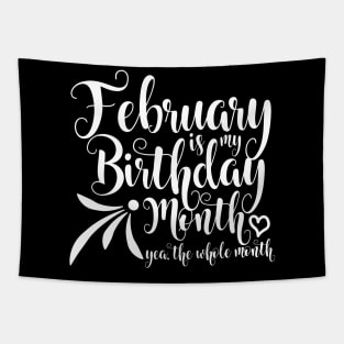 February Birthday Tapestry