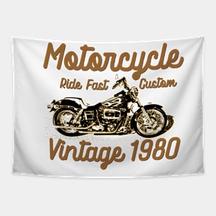 Motorcycle Vintage Tapestry