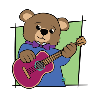 Bear Cub Guitar Music T-Shirt