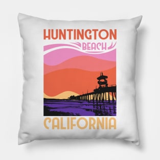 Huntington - Surfer's Paradise California Pillow