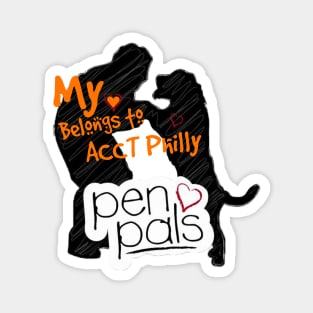 ACCT Philly Pen Pals Heart Magnet