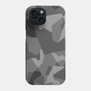 Design camo pattern grey Phone Case