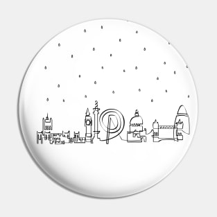 A rainy day in London Pin