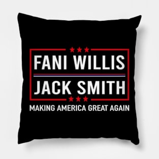 Fani WIllis Jack Smith Making America Great Again Pillow