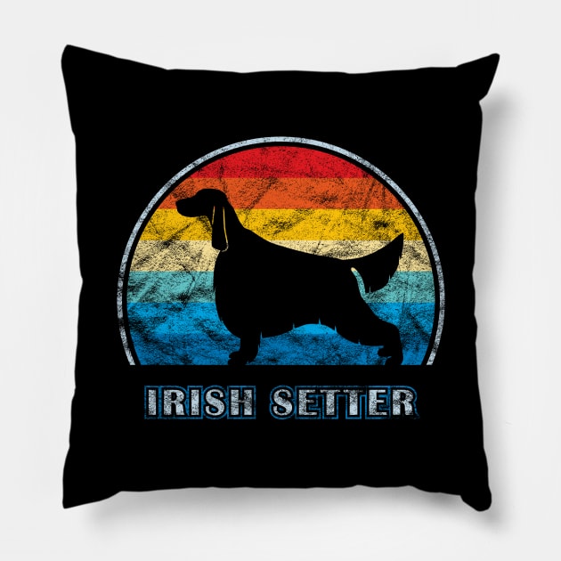 Irish Setter Vintage Design Dog Pillow by millersye