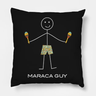 Funny Mens Maraca design Pillow