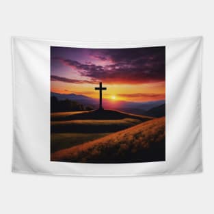 Sunset Salvation Tapestry