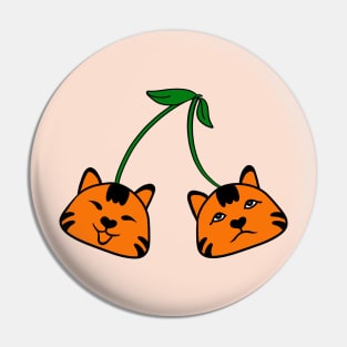 Tiger twins Pin