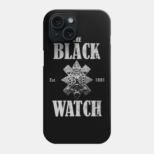 The Black Watch (distressed) Phone Case