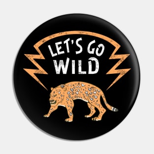 Wildlife Jaguar Wild Animal Lover Pin