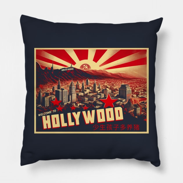 Hollywood Pillow by JennyPool