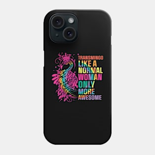 Transmingo Funny Flamingo LGBT LGBTQ Rainbow Phone Case