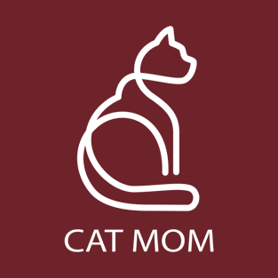 cat mom 2 T-Shirt