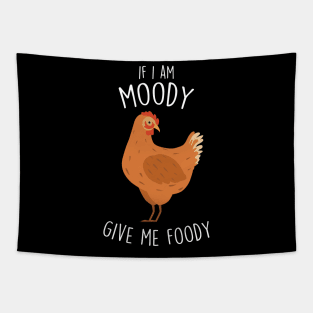 Chicken Moody Foody Tapestry