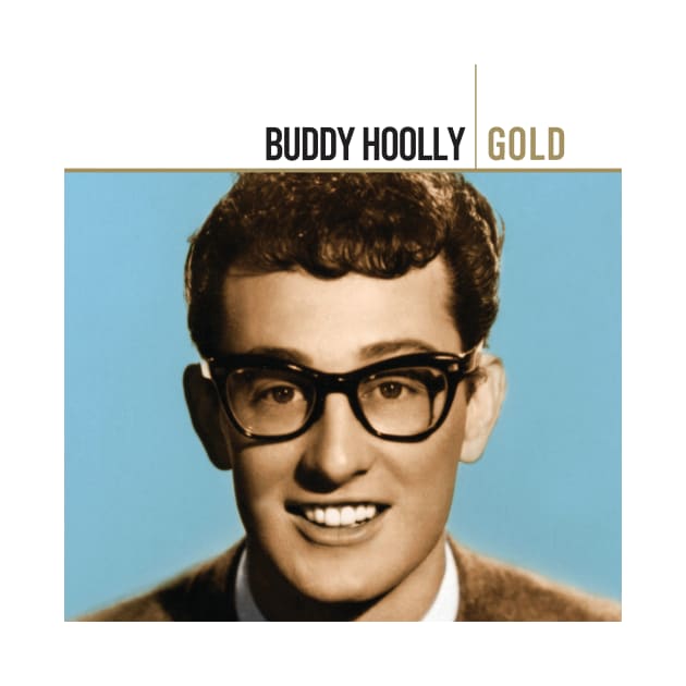 Buddy Holly Gold Album Cover by chaxue