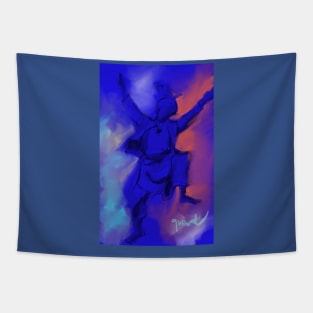 Bhangra Dancer Tapestry