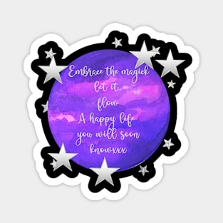 happy life magick Magnet