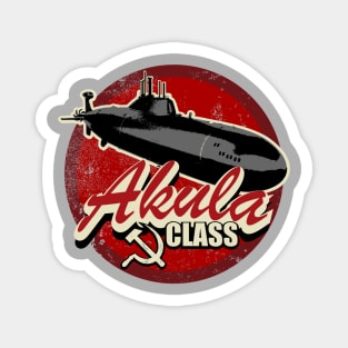 Akula Class Submarine (distressed) Magnet