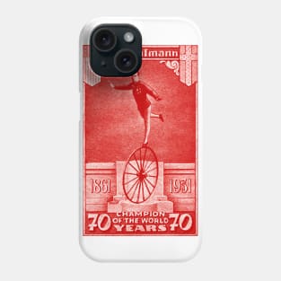 1931 Bicycle Acrobat Champion Phone Case