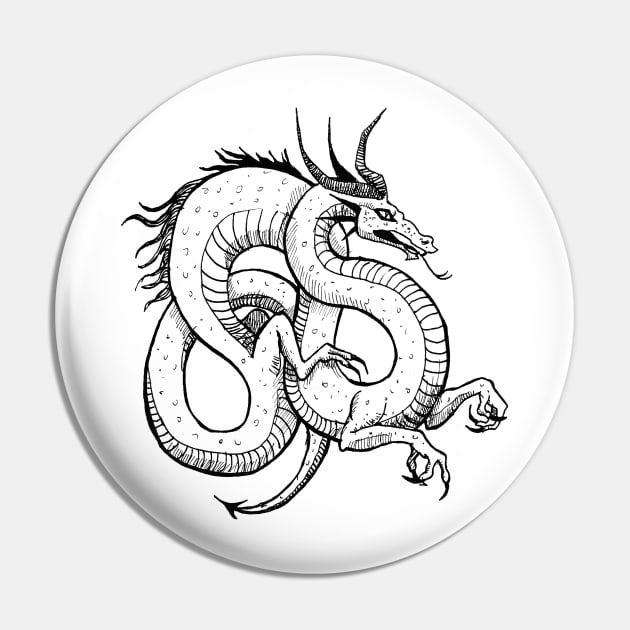 Japanese dragon Pin by MeOfF