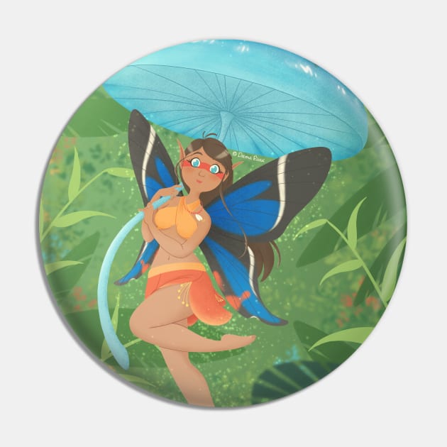 Fairy of Amazon Forest Pin by SilveryDreams