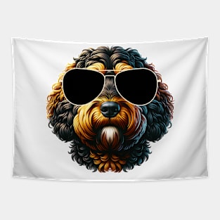 Cool Barbet Dog Tapestry