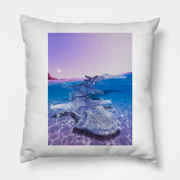 Steel Coast Pillow by Silphwave Co