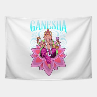 Hindu God - Ganesha Tapestry