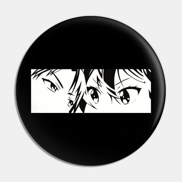 Tomo Aizawa and Junichirou Kubota Eyes from Tomo chan Is a Girl or Tomo-chan  wa Onnanoko! Anime (Minimalist Style) Sticker for Sale by Animangapoi