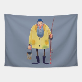 Fisherman (just the character) Tapestry