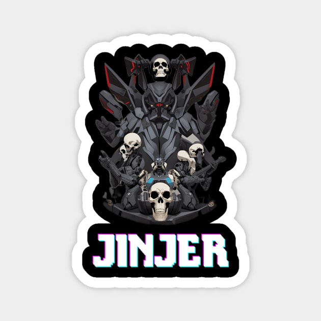 Jinjer Magnet by Maheswara.Momocats