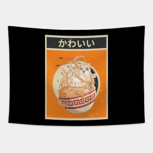 Ramen Cat Tapestry