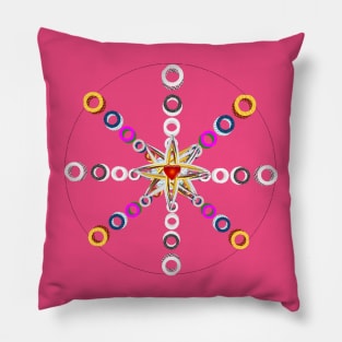 beautyful Bubbles art Design Pillow