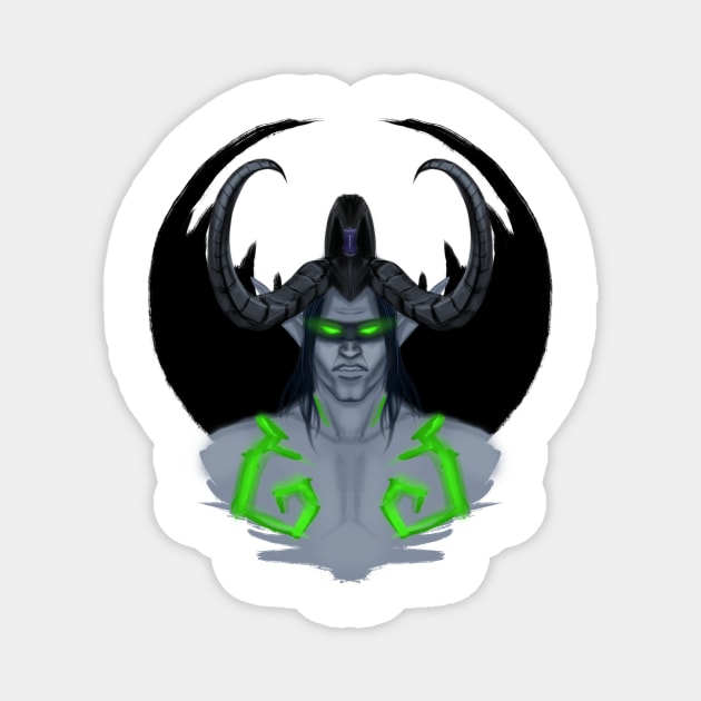 illidan Magnet by MalinArt