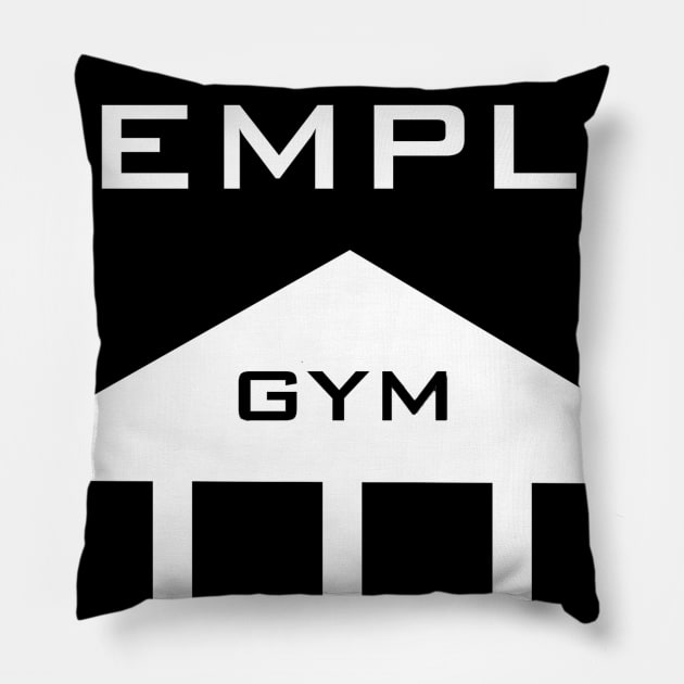 The temple of iron gains temple t shirt Pillow by AdventureWizardLizard