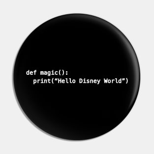 Hello World! (Option 2) Pin