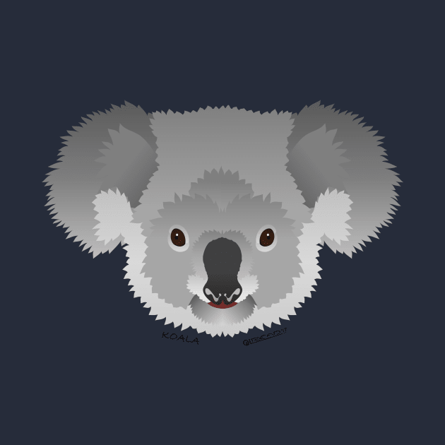 Baby Koala Face "KOALAS ARE COOL!" by FunkilyMade