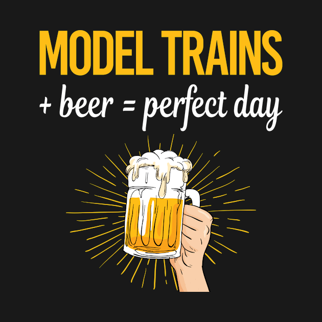 Beer Perfect Day Model Train Trains Railroad Railway by relativeshrimp