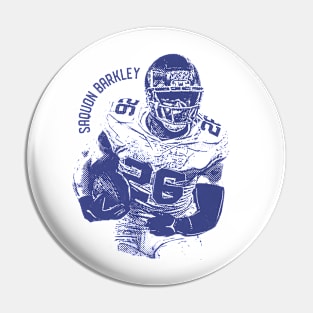 Saquon Barkley New York Vintage Mono Pin