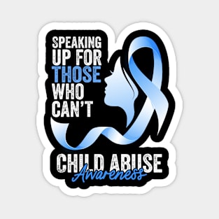 Child Abuse Prevention Awareness Month Blue Ribbon gift idea Magnet