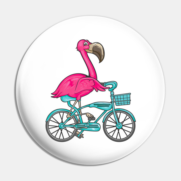 bird riding bike