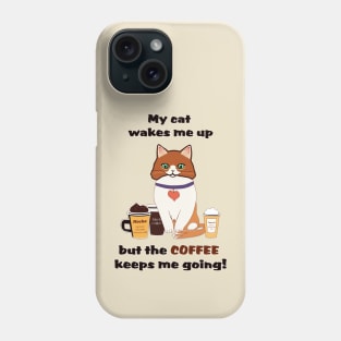 Morning Cat and Coffee Phone Case