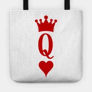 Classy Valentine's Day Queen Of Hearts Classic Style Tote