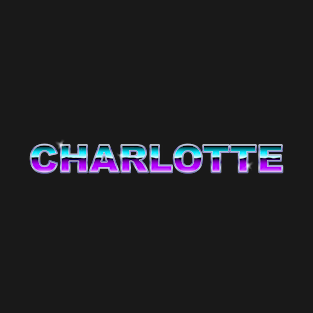 Charlotte Basketball Retro 80s T-Shirt