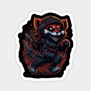 Red Panda Ninja_019 Magnet