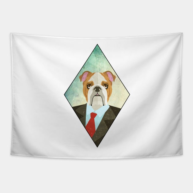 Mr. Woof Tapestry by aleibanez
