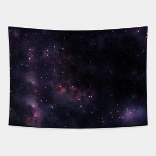 Starry purple space nebula Tapestry