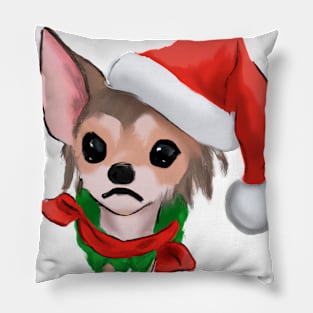 Cute Chihuahua Drawing Pillow