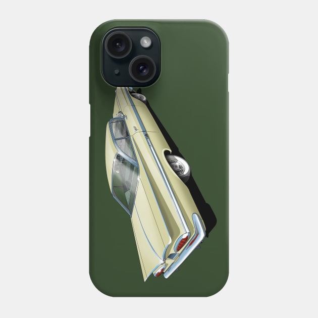 1959 Chevrolet Impala in Classic Cream Phone Case by candcretro